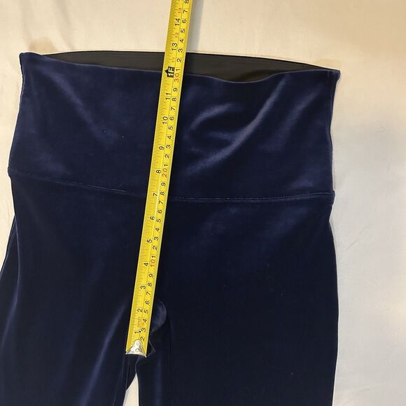 Spanx Velvet Leggings High Waisted Navy Blue - Size XL - Picture 8 of 12